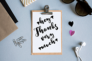 Violette, a Script Font by Letter-P (Thumbnail 10 of 10)