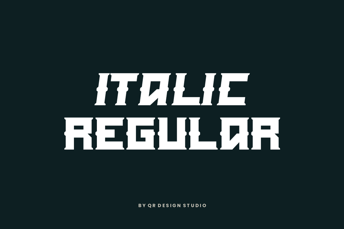 Ganzed - Italic & Sport Font Duo, a Serif Font by QR Design Studio (Photo 4 of 8)