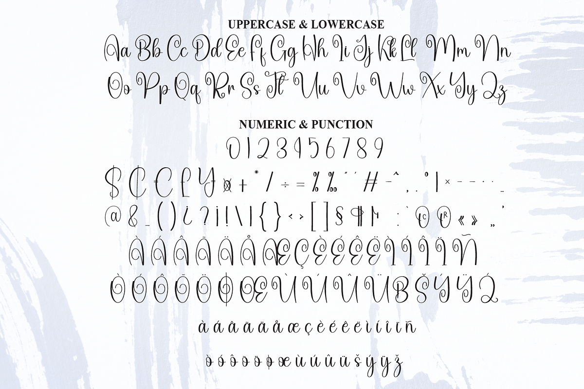 Brushed | Script Font, a Handwritten Font by Scratchones (Photo 7 of 9)