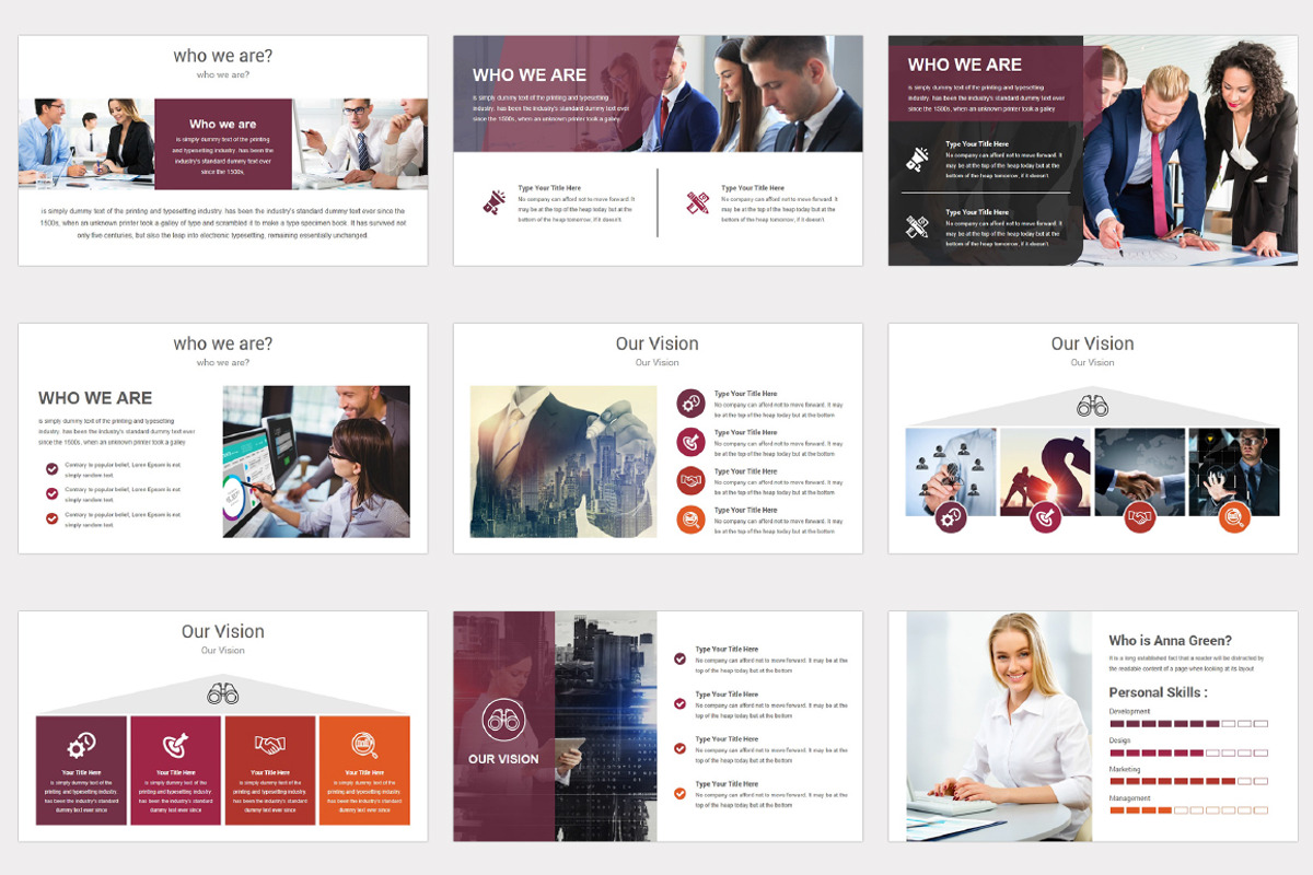 Varied Google Slides Template, a Presentation Template by GraphicStan (Photo 5 of 26)