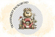Summer Funny Capybara Clipart Bundle, an Illustration by SVGArt (Thumbnail 9 of 9)