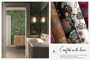 Jacobean Bloom Prints & Motifs, a Pattern Graphic by LEAFure (Thumbnail 3 of 10)