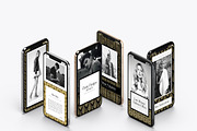 Art Deco Instagram Stories, a Social Media Template by Graphicfy Templates (Thumbnail 2 of 5)