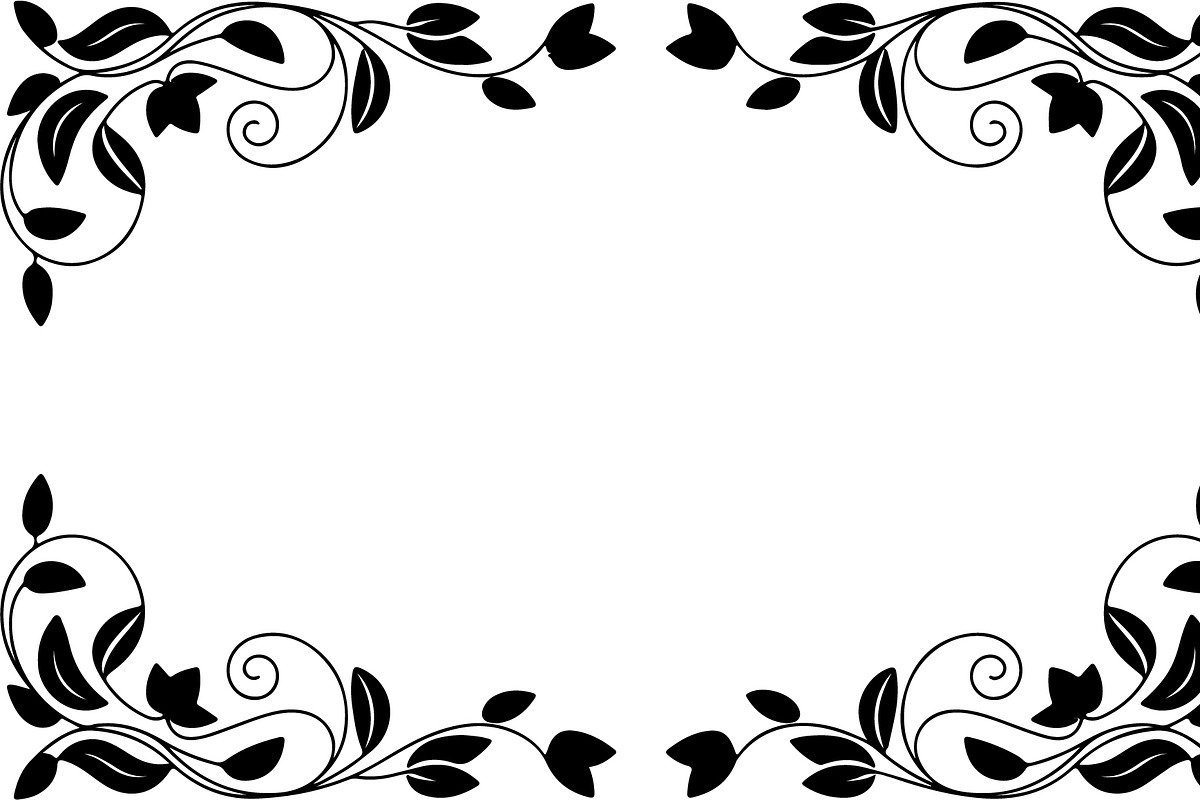 Elegant Decorative Border Frame, a Decorative Illustration by himelgfx (Photo 9 of 21)