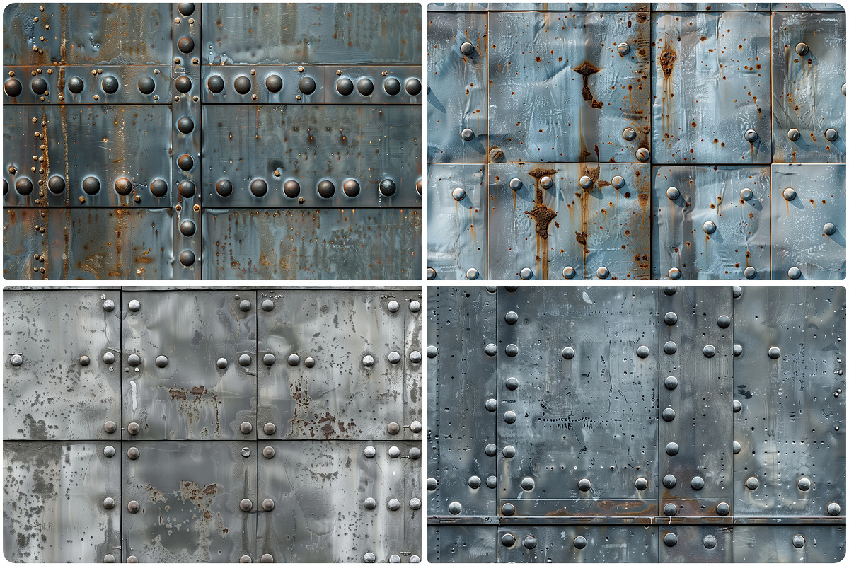 30 Iron Rivets Wall Textures, a Texture Graphic by Textures & Backgrounds