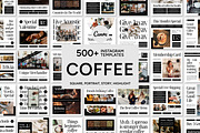 Coffee White Template, a Social Media Template by Kalubuak (Thumbnail 1 of 10)