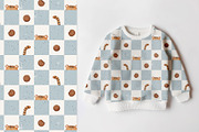 Tiger and cookies, a Pattern Graphic by Olena Kuznietsova (Thumbnail 7 of 8)