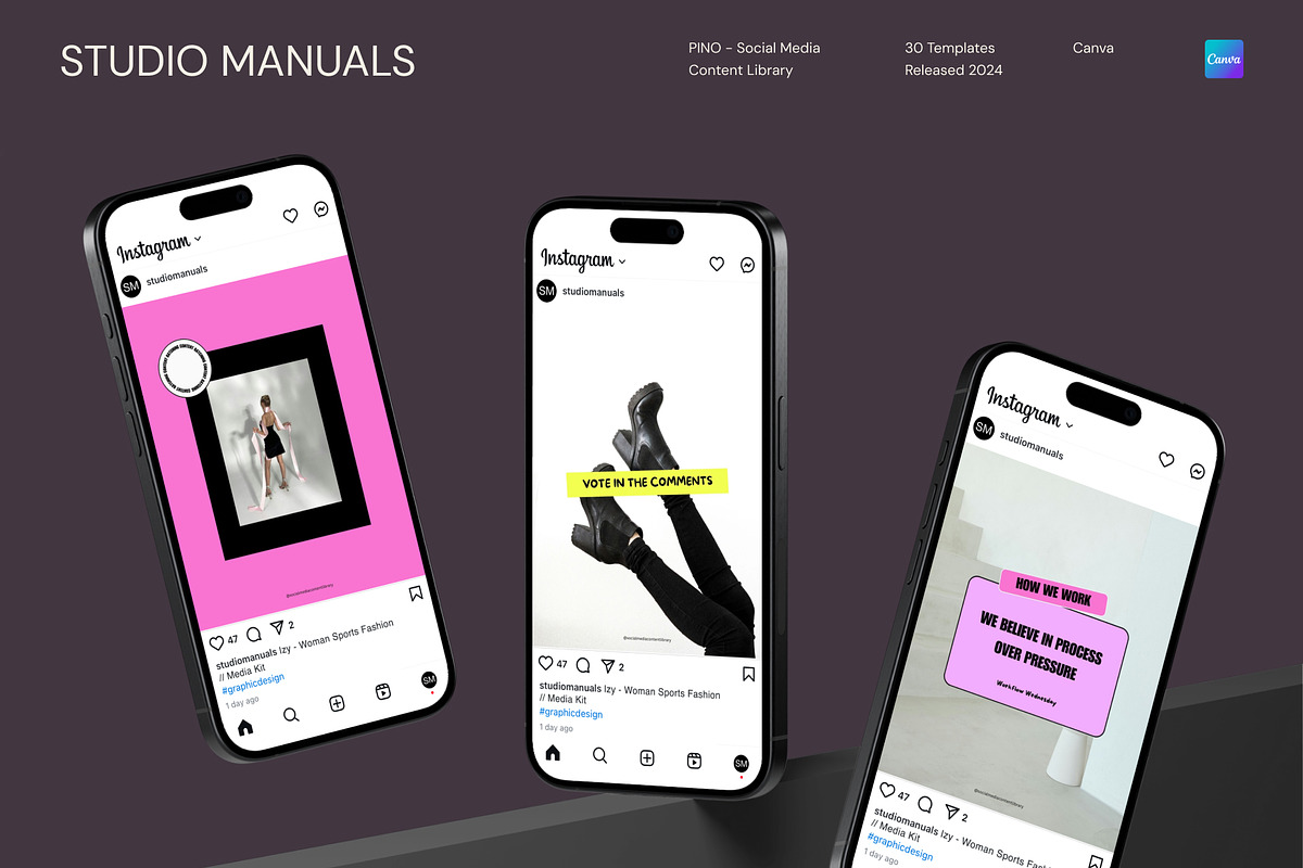 PINO - Social Media Content Library, a Social Media Template by Studio Manuals (Photo 2 of 8)