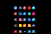 Color PSD Social Icons, an Icon by DeepDesign (Thumbnail 2 of 2)