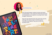 Gritty Pack Grungy Procreate Brushes, a Brush Add-On by Snooze one (Thumbnail 11 of 12)