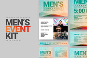 Men's Church Event Kit, a Card Template by Church Resources Depot (Thumbnail 1 of 3)