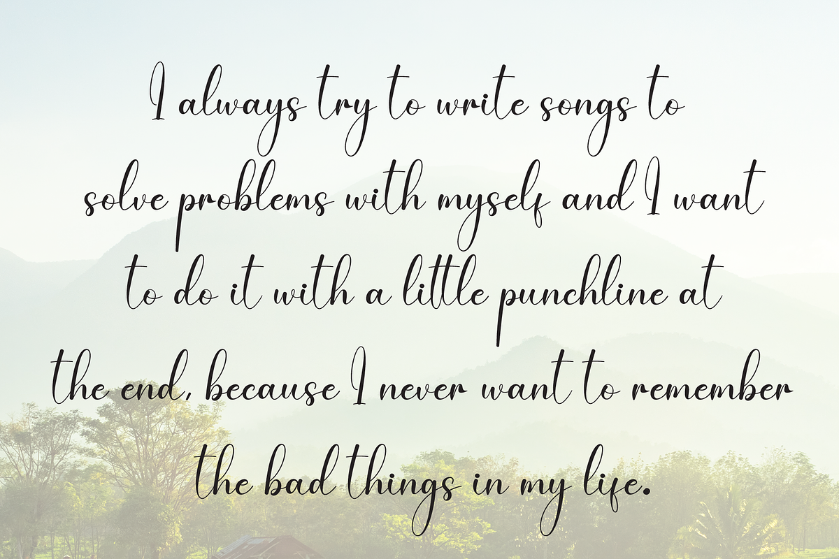 Countryside | Script Font, a Handwritten Font by Scratchones (Photo 6 of 8)