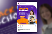 Back To School Social Media Design, a Social Media Template by presetsroom (Thumbnail 3 of 3)