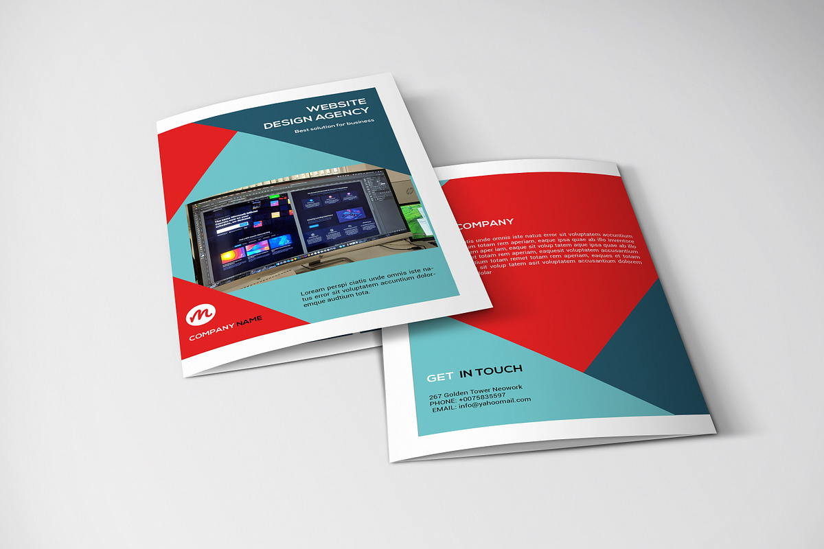 Bifold Brochure for Web Designer, a Brochure Template by Template Shop (Photo 6 of 6)
