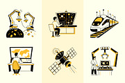 Artificial Intelligence Drawing Set, a Solid Icon by Vectors Market (Thumbnail 6 of 9)
