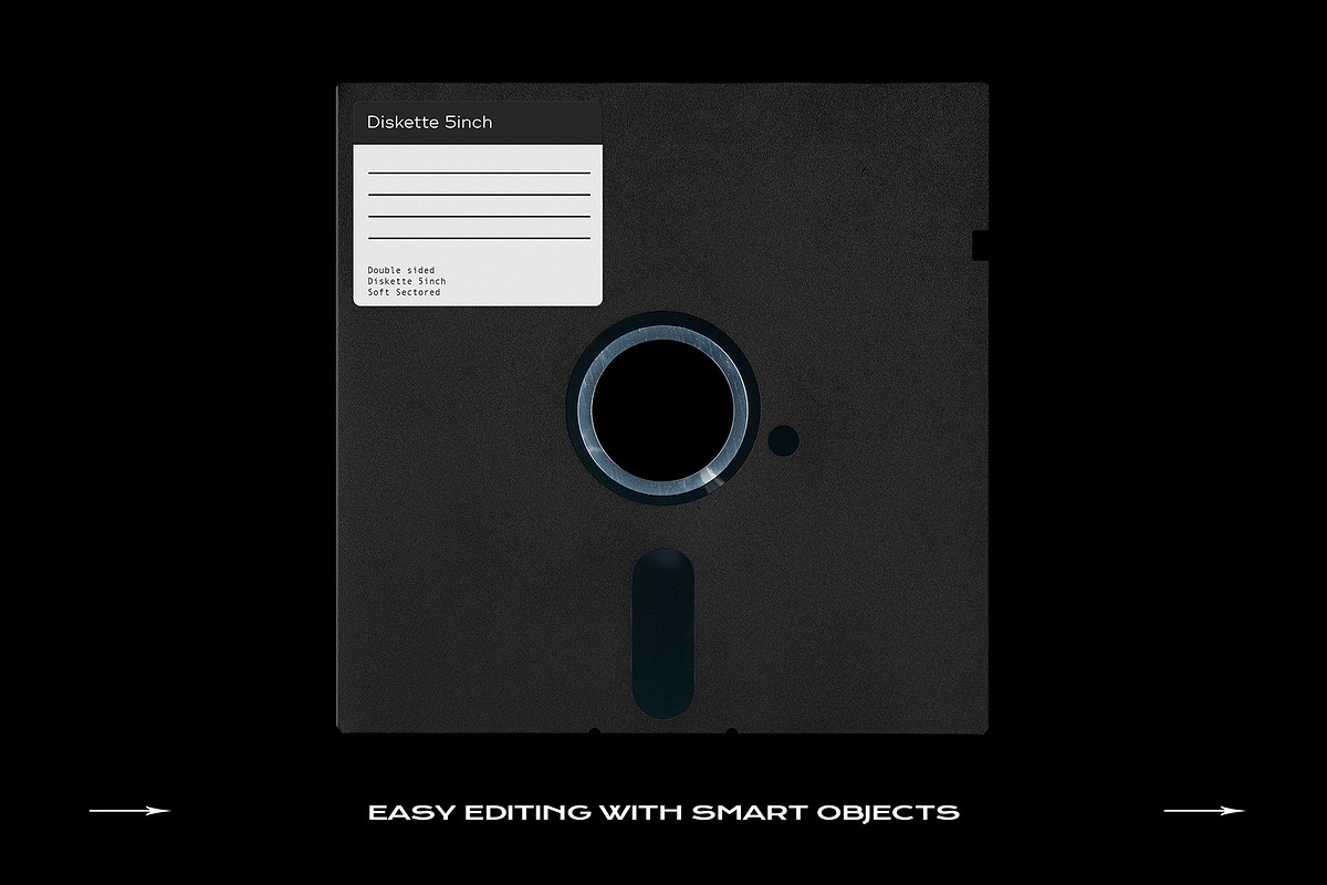 Floppy Disk Mockup Template Bundle, a Product Mockup by PrintPixel (Photo 24 of 28)