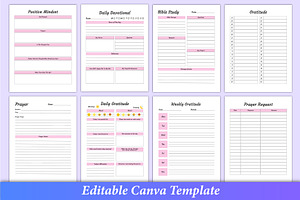 Bible & Devotional Planner Canva