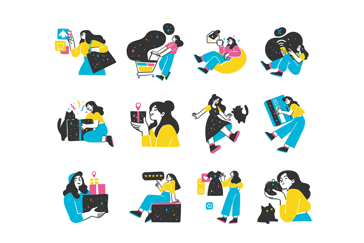 Online Shopping illustrations, a Finance Illustration by StonePic (Photo 3 of 3)