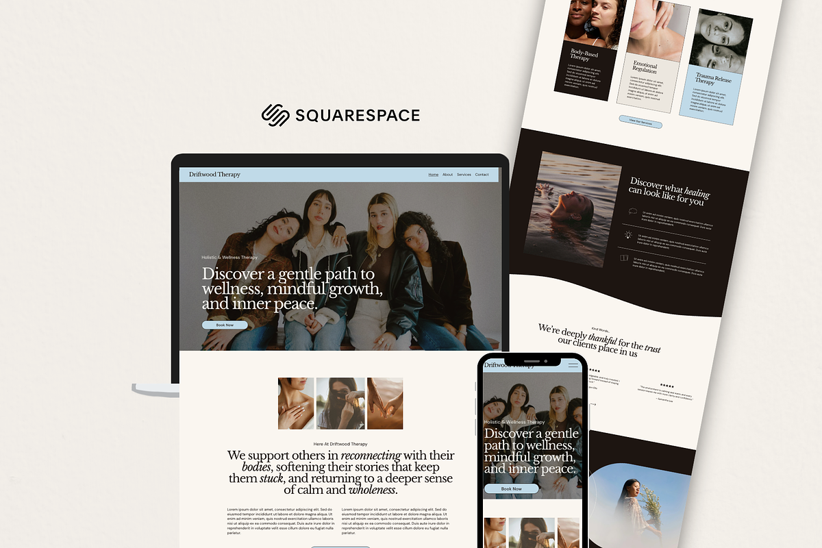 Squarespace Website Template Coach, a Squarespace Template by Breah Designs (Photo 1 of 10)