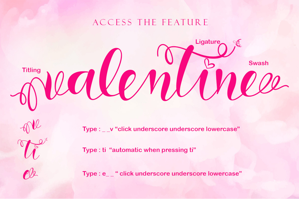 Art Valentine, a Script Font by Yoga Letter (Photo 7 of 9)