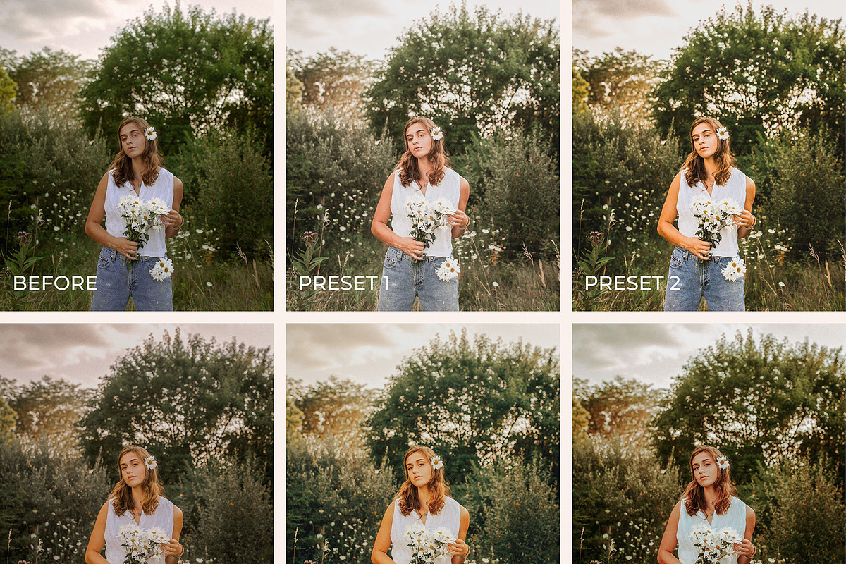 10 COTTAGE CORE LIGHTROOM PRESETS, an Action Add-On by Emma Kate Creative (Photo 10 of 10)