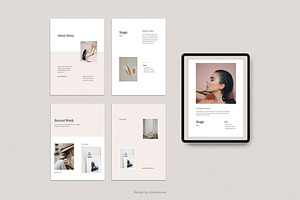 MONA A4 MediaKit Powerpoint Template