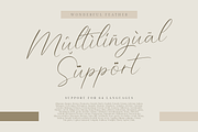 Wonderful Feather | Handwritten Font, a Script Font by Rissyletter Studio (Thumbnail 10 of 11)
