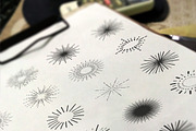 36 Hand Drawn Sunbursts & Stars, an Illustration by Graphicsfuel (Thumbnail 5 of 5)