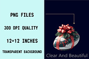 Cute Christmas Sport Balls Clipart, an Illustration by SVGArt (Thumbnail 3 of 8)