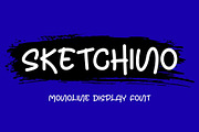 Sketchino, a Handwritten Font by Letterafa Studio (Thumbnail 1 of 7)