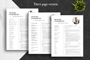 Executive CV Template Pack | Canva, a Resume Template by Lux Resume (Thumbnail 3 of 9)