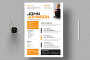 Resume Template, a Resume Template by MightyDesign (Thumbnail 1 of 8)