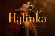 Halinka – Elegant Modern Serif Font, a Serif Font by Graphicxell (Thumbnail 1 of 8)