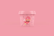 Ice Cream Jar Packaging Mockup, a Cups & Container Mockup by Toasin Studio (Thumbnail 8 of 8)