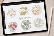 Fruit & Vegetable Pattern Brushes, a Brush Add-On by Mari_Caliart (Thumbnail 6 of 14)