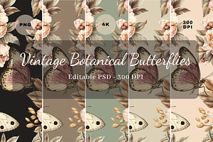 Editable Vintage Seamless Pattern
