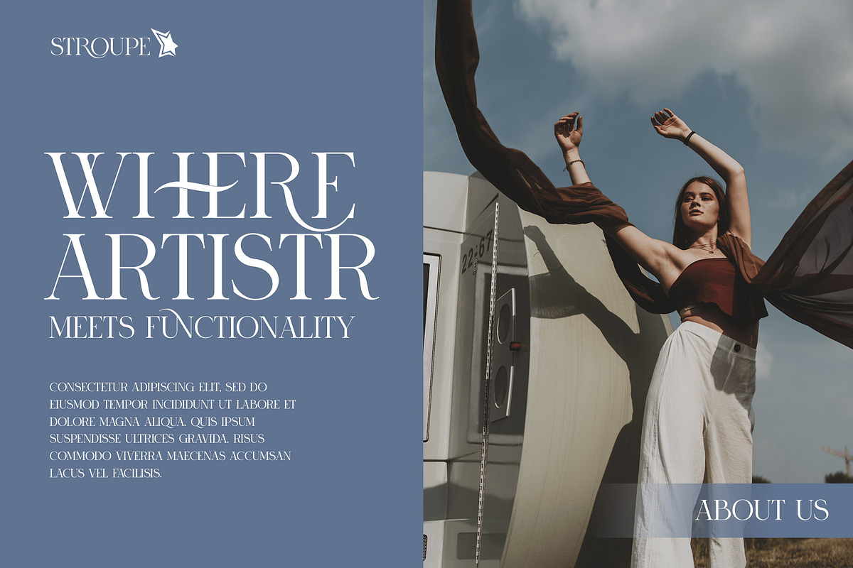 RONICA Modern Display Serif, a Serif Font by Alfinart (Photo 7 of 10)