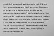 Cavole Slab, a Slab Serif Font by insigne (Thumbnail 4 of 4)