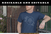 American Traditional Vector Rose, an Illustration by Slevin ID (Thumbnail 4 of 4)