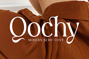 Qochy - Modern Serif Font, a Serif Font by Prioritype Co (Thumbnail 1 of 13)