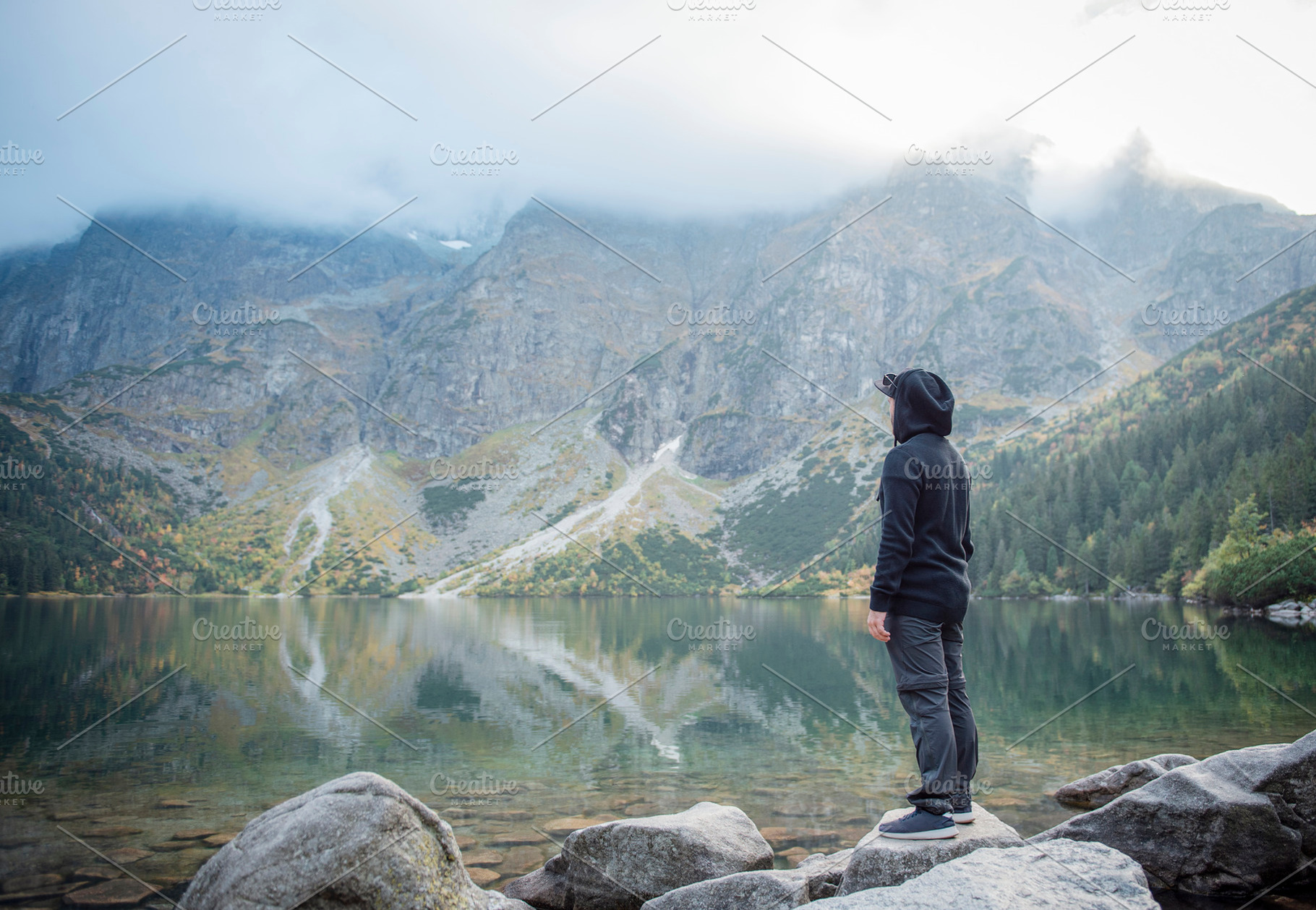 Hiking man travel outdoor lifestyle., a Person Photo by Olena Rudo