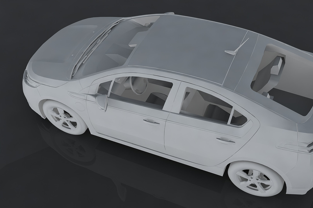 Chevrolet Volt, a Cars & Vehicle 3D Model by valtriiu (Photo 12 of 12)