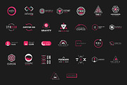 Futuristic logo bundle, a Branding & Logo Template by fortyfive (Thumbnail 2 of 10)
