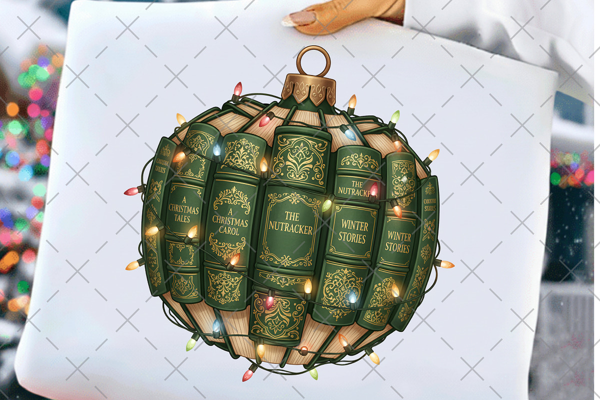Christmas Ornament Book PNG, an Illustration by Craft Nest (Photo 6 of 6)