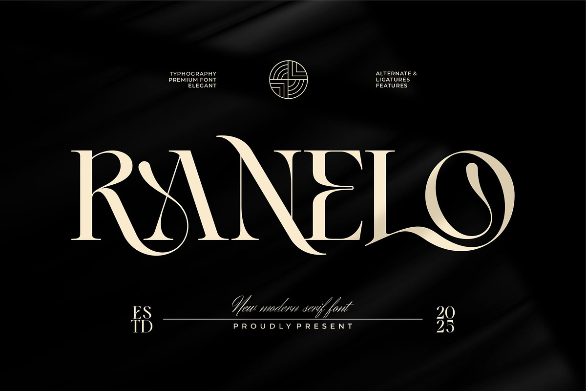 Ranelo || Modern Elegant Serif Font, a Serif Font by Ermedia Studio (Photo 1 of 10)
