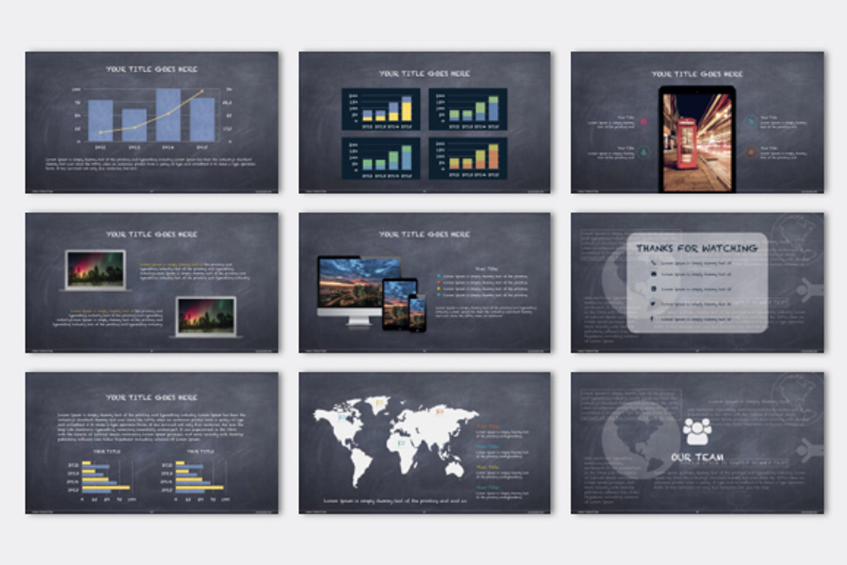 Chalk Keynote Presentation Template, a Presentation Template by Mia (Photo 6 of 7)