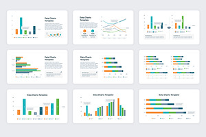 Data Chart Powerpoint Templates