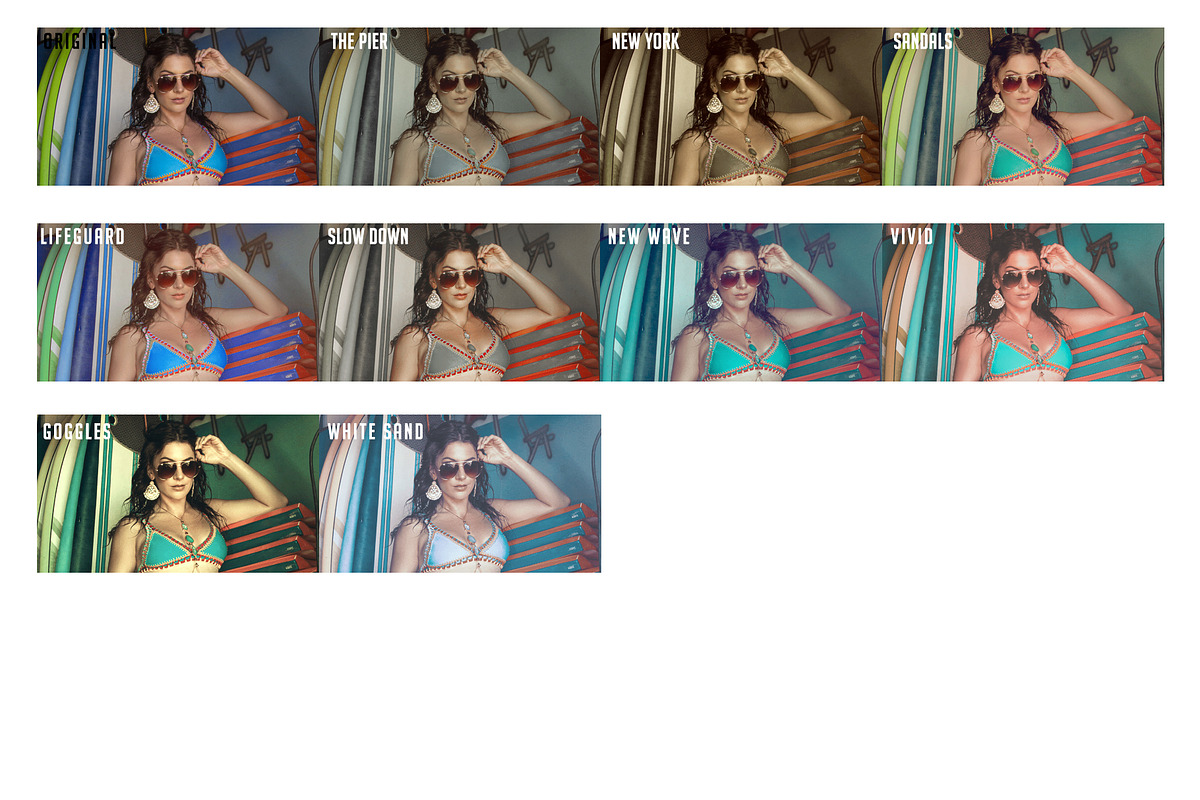 24 Beach Inspired Photoshop Actions, an Action Add-On by Light Hero Studios (Photo 3 of 17)