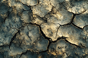 Dry desert ground with a lot of cracks, a Wallpaper Photo by AlyaAnd