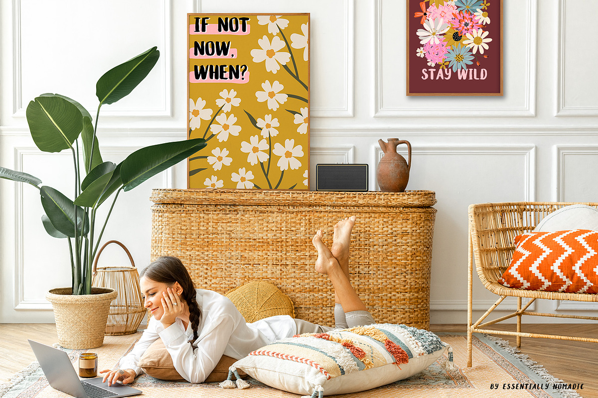 Just Blooms-Autumn Poster & Pattern, an Object Graphic by Essentially Nomadic (Photo 7 of 14)